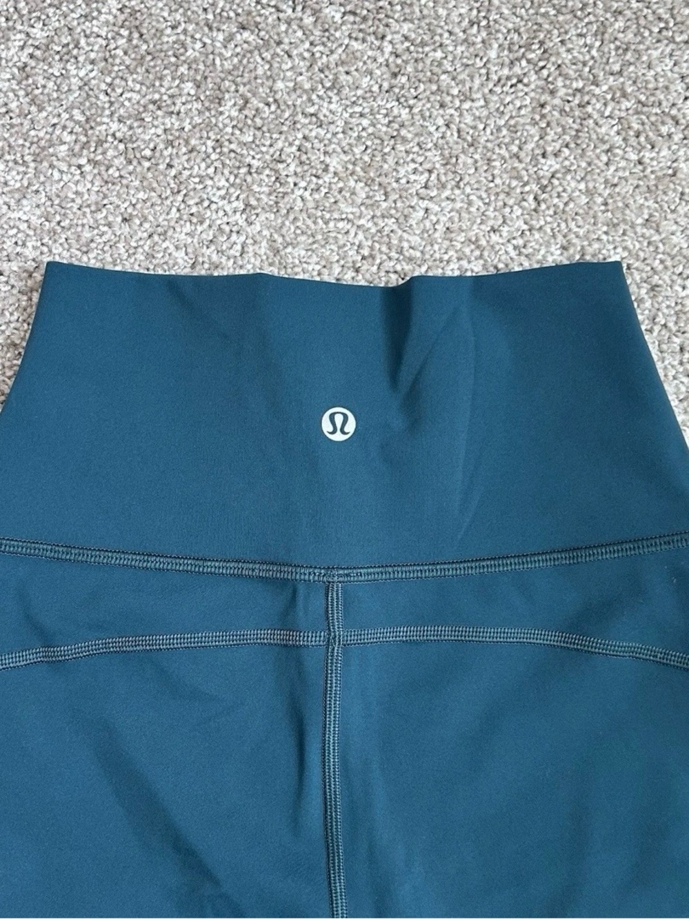 Women’s Lululemon Wunder Under High-Rise Tight Mesh 28" Royal Emerald Size 2 - Picture 13 of 15